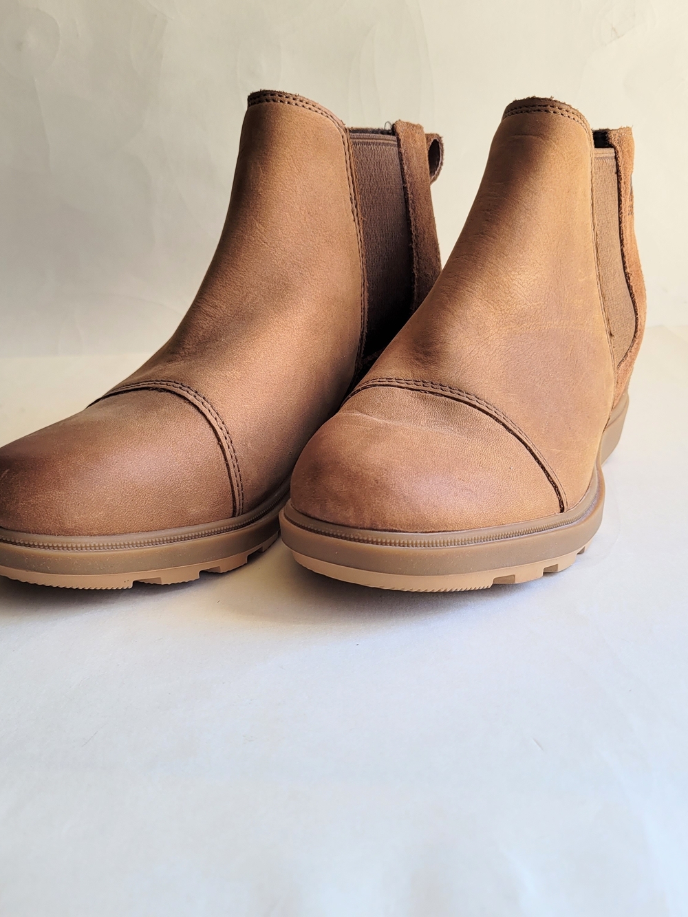 Sorel Womens Chelsea Ankle Boots in Light Brown 6.5